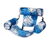 Tapis de piscine à motif végétal - Chaise longue gonflable de luxe, en maille et PVC de qualité supérieure, capacité de charge jusqu'à 200 livres, parfait pour les fêtes de piscine d'été et les