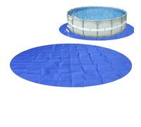 Tapis De Piscine, Coussin De Revêtement De Piscine,Revêtement De Piscine En Film D'aluminium, Tissu De Sol Rond Imperméable Pour Piscine - Tapis De Sous-couche Robuste Sous Le Revêtement De Sol De La