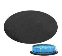 Tapis de Piscine, diamètre 370 cm, Rond, Tapis de Piscine antidérapant, Tapis de Piscine, Tapis de Protection du Sol avec Dos antidérapant pour Spa, réutilisable, résistant aux UV et indéchirable