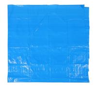 Tapis de Piscine pour Sol Rectangulaire Bleu en Polyéthylène