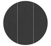 Tapis de piscine rond Ø 366 cm - Tapis en tissu non tissé noir pour piscine, résistant et antidérapant - Idéal pour le jardin et la terrasse