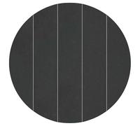 Tapis de piscine rond Ø 550 cm en tissu non tissé, noir - Tapis robuste et imperméable pour piscines, idéal pour protéger contre la saleté et les dommages