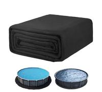 Tapis De Piscine | Tapis Anti-Dérapant pour Protection du Sol | Protection pour Surfaces en Gravier, Béton, Bois, Pierre et