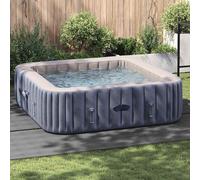 vidaXL Tapis de Piscine Noir 274 x 274 cm Géotextile en Polyester, Housse de Piscine pour Jardin, Pliable, Toile résistante, légère Protection pour baignade Estivale