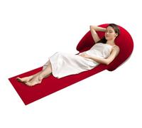 Tapis de Plage avec Coussin | Matelas de Plage avec Coussin Gonflable Intégré | Accessoires De Voyage en Velours Pliables pour Randonnée Pique-Nique Bord De Piscine Parc Détente