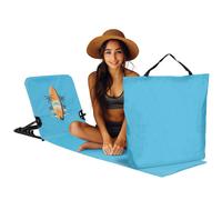 Tapis de plage avec dossier - Transat pliable 145 x 45 cm