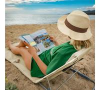 Linxor - Matelas, transat, Tapis de Plage avec Dossier inclinable et Sac de Transport - Plusieurs Coloris Disponibles