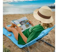 Linxor Matelas transat et tapis de plage - Dossier inclinable, sac de transport - Plusieurs coloris