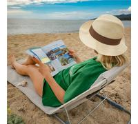Linxor Matelas/Transat Tapis de plage – Dossier inclinable, sac de transport – Plusieurs coloris