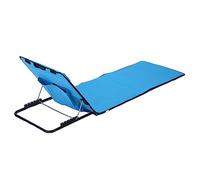 Tapis de Plage Pliable avec Dossier réglable 145 x 47 cm - Chaise Longue en Tissu Oxford 600D | Tapis de Soleil rembourré avec Dossier