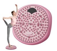 Tapis de plaisir des pieds - Coussin de point de pression 2 en 1, tapis de yoga rond avec aimants, tournante de 35 cm pour la relaxation des pieds