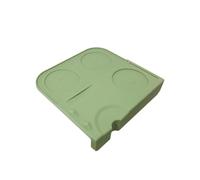 Tapis de plan de travail Espresso Coffee Tamper Corner Pad | Non-Slip Corner Mat with Handle Holder for Coffee Tool Placement(Green 18x17cm)
