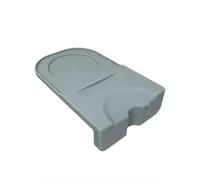 Tapis de plan de travail Espresso Coffee Tamper Corner Pad | Non-Slip Corner Mat with Handle Holder for Coffee Tool Placement(Grey 15x9.5cm)