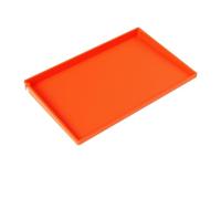 Tapis de Plancha en Silicone pour Weber Genesis Griddle Insert Barbecue, Tapis Antiadhésif pour Gril, Revêtement Orange
