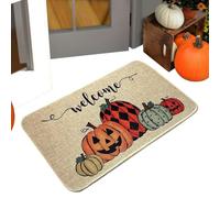 Tapis de Plancher d'halloween - Tapis de, entrée en pelpudo, Tape effrayante | Base d'automne avec Base Non Glissante pour la décoration extérieure d'halloween