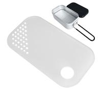 Tapis de plaque cube compacte, mini surfaces de coupe avec plastique antidérapant, plaques de sculpture faciles et propres au lave-vaisselle, cadeaux d'armes ménagères pratiques pour les petits