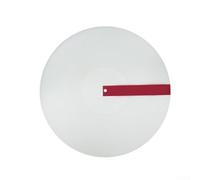 Tapis de platine en silicone anti-vibrations de 30,5 cm de haute qualité pour disque vinyle LP, réduit l'électricité statique et minimise les vibrations pour une meilleure qualité audio (blanc)