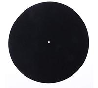Tapis de platine pour tourne-disque de 260 mm de diamètre - Couvre Plateau Platine Vinyle - Tapis de son plus clair - Sans modification - Pas de découpe - Plateau en feutre - 25,4 cm - Antistatique