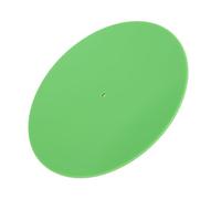 Tapis de Platine Vinyle en Acrylique de 12 Pouces pour Une qualité Sonore Améliorée, Une Résonance Amortie, Un Effet Brillant Illumine Votre Espace D'écoute, Convient aux (Green)