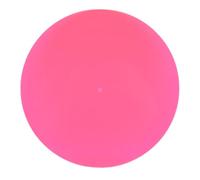 Tapis de platine vinyle en acrylique, protège-plateau pour platine vinyle vintage 30 cm (12 pouces), réduit les bruits parasites dus à l'électricité statique et à la poussière, (Rose transparent)