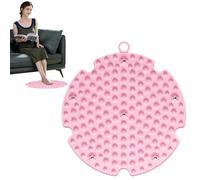 Tapis de points de pression des pieds, tapis de réflexologie plantaire | Tapis de point de pression rond de 20,47 pouces - Points de massage surélevés, particules de tapis d'acupunction anti-fatigue