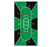 Tapis de poker au Texas, tapis de poker Holdem, nappe en caoutchouc épais antidérapant pour la conception de jeux - Tapis Holdem de table pour divertissement à la maison, salles de jeux de société et