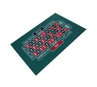 Tapis de poker pliable - 60 x 90 cm - en feutre double face - Disposition de jeu de cartes antidérapante - Couverture de table portable - Design léger - de voyage pliable pour les