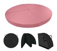 Tapis De Pole Dance, Mat De Réception Rond Et Portable Pour Pole Dance, Coussin De Sécurité Antichoc Avec Poignée, Tapis De Yoga Et Coussin De Danse Pour La Maison Ou Le Studio(Pink,160x3cm)