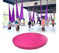 Tapis de Pole Dance, Tapis de réception antidérapant Rose pour Yoga et Pole Dance, Tapis de Cerceau aérien 180 cm x 5 cm pour Salle de Sport et Maison, Tapis de Fitness épais et sécurisé, ta