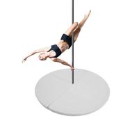 Tapis de pole dance, tapis de réception épais anti-collision pour pole dance, yoga et cerceau aérien - Coussin de sécurité pour salle de sport à domicile, tapis rouge de protection pour la s