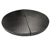 Tapis De Pole Dance, Tapis De Sol De Yoga De Sécurité Portable, Tapis De Pole Dance Pliable, Exercice De Gymnastique, Fitness, Rembourrage De Sécurité Pour Fête, Pub, Maison,(Size:200X10CM,Color:Noir)