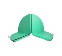 Tapis De Pole Dance Tapis de yoga pliable et portable for pole dance, idéal for la salle sport intérieure ou extérieure(Green Thick 10cm)