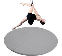 Tapis de pole dance, tapis de yoga pour débutants et professionnels, rembourrage de sécurité antichute, support rembourré pour la pratique et la performance de danse (130 cm / 4,3 pi / 51 po