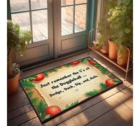 Tapis de porche d'automne Mastering Doggleball : les 5 mouvements essentiels pour le succès ! Paillasson Décoration d'automne Extérieur (50 x 80 cm)