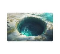 Tapis de Porte 3D avec piège à Trou sans réaliste | Tapis 3D, pour intérieur et extérieur, Maison, Salon, Chambre, Cuisine, Salle de Bain, Porche, entrée escalier, Zone de Jeux