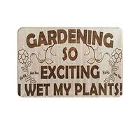 Tapis De Porte Antidérapant Tapis Bains Le Jardinage Est Tellement Passionnant Que J'Ai Mouillé Mon Estomac Anti-Poussière Tapi De Sol D'Intérieur pour Terrasse Intérieur 40X60Cm