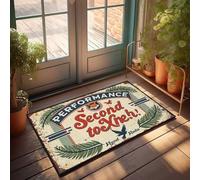 Tapis de porte d'automne Performance : Second To None - A Fox's Tale of Excellence Paillasson amusant pour l'extérieur (40 x 60 cm)