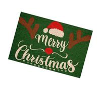 Tapis de porte d'entrée de Noël antidérapant absorbant décoration de | Paillasson décoratif Merry Christmas pour fête de vacances, bureau, maison, chambre, salle de ole, appartement
