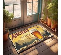 Tapis de porte d'entrée d'extérieur Enjoy Good Beer, Be Like A Bee: Friends Forever! Paillasson d'automne pour porte d'entrée (65 x 90 cm)