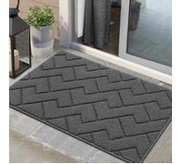 Tapis de porte d'entrée - Noname - Modèle gris - Lavable - Antidérapant - 50 x 80 cm