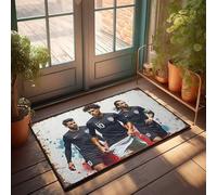Tapis de porte d'extérieur - Grandes étoiles du football United : Unity In Motion - Paillasson pour porche d'entrée (40 x 60 cm)