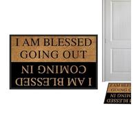 Tapis de porte d'extérieur | Tapis de porte d'extérieur - Tapis d'entrée antidérapant avec message de pour terrasse, entrée, cuisine, intérieur et jardin