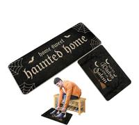 Tapis de porte d'Halloween - Ensemble de tapis de cuisine d'horreur, tapis gothiques de bienvenue | 2 pièces de coureur de tapis pour la salle d'entrée 'zone de configuration de la s