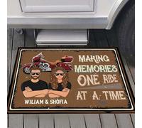 Tapis De Porte Doux Tapis De Bain Confortable Paillasson D'Entree pour D'Entrée Salon Bain 40X60Cm Créer des Souvenirs Un À La Fois À Moto