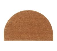 Vidaxl Tapis De Porte Naturel Demi-Rond 40x60cm Fibre De Coco Touffeté