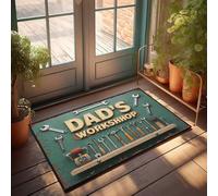 Tapis de porte extérieur Grand atelier de papa : une collection d'outils essentiels Paillasson d'entrée Tapis de porte d'entrée Tapis de bienvenue (40 x 60 cm)