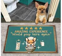 Tapis De Porte Facile À Nettoyer Tapis De Bain Doux Paillasson D'Entree pour D'Entrée Salon Terrasse 40X60Cm Je Ferais Caca Ici À Nouveau