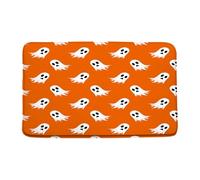 Tapis De Porte Icônes d'halloween Effrayantes, Dessin Animé Mignon, Horreur Gothique Paillasson Absorbant Lavable en Machine Tapis De Douche, pour Douche, Couloir, Chambre, 40x60cm