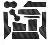 Tapis De Porte Intérieur Voiture Antidérapant, Accessoire pour A3 A3L S3 2021-2024 Protège la Surface d'origine du véhicule(Carbon Grain)