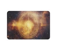 Tapis de porte motif astrologie, style vintage, lavable, antidérapant, résistant à la saleté, facile à nettoyer, idéal pour une pendaison de crémaillère, pour salon, bureau, chambre à coucher, bureau,